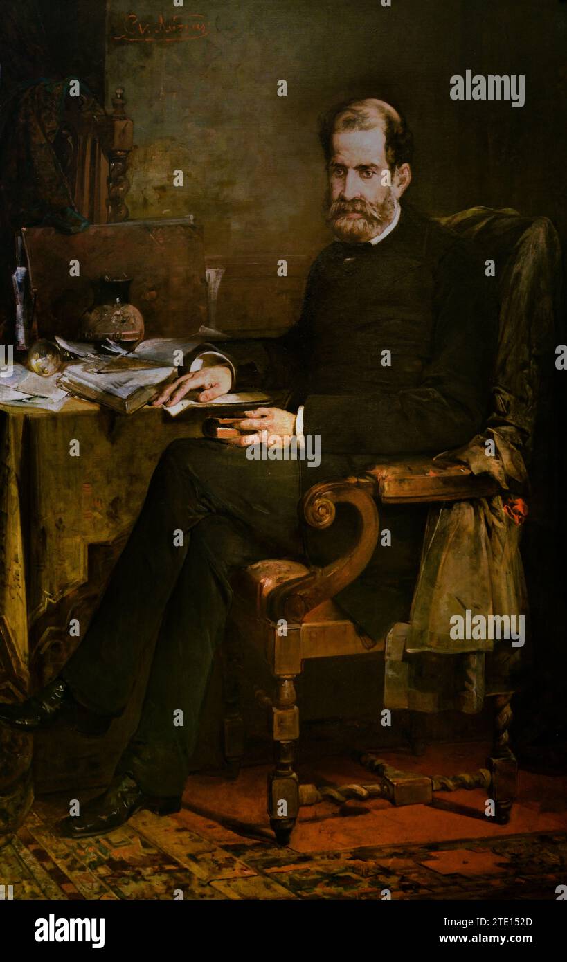 Nicéphore Lytras 1832-1904 Kaftantzoglou Lysandros (1811 - 1885) Painting 19rd-20th Century, National Gallery, Athènes, Grèce. Banque D'Images