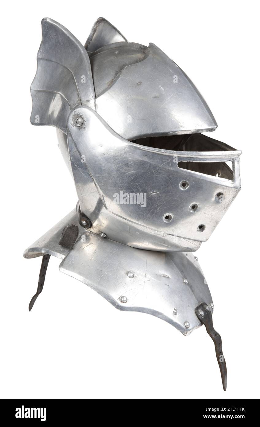 Fermer le casque de Hero Armour de Lancelot Banque D'Images