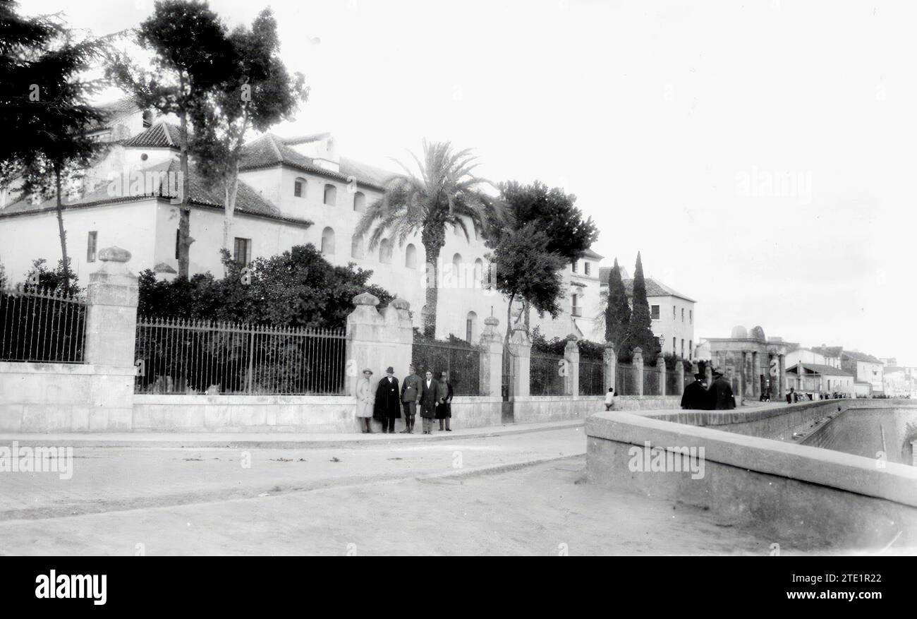 Cordova. Décembre 1931. Jardins du séminaire San Pelagio, où, selon la légende, la maison de l'Aliatar Moor était. Crédit : Album / Archivo ABC / Santos Banque D'Images