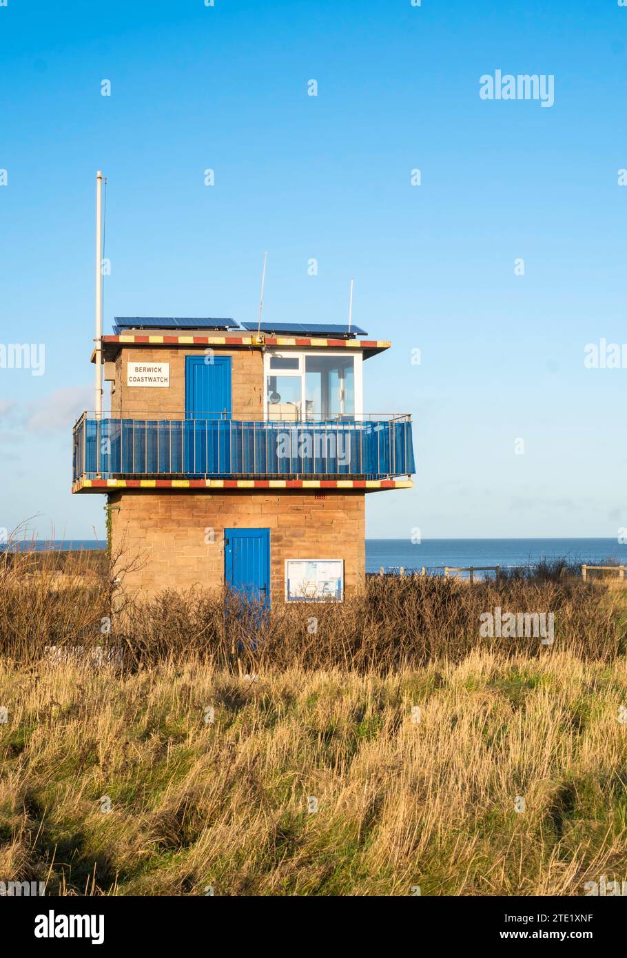 Berwick Coastwatch Tower, Berwick upon Tweed, Northumberland, Angleterre, Royaume-Uni Banque D'Images