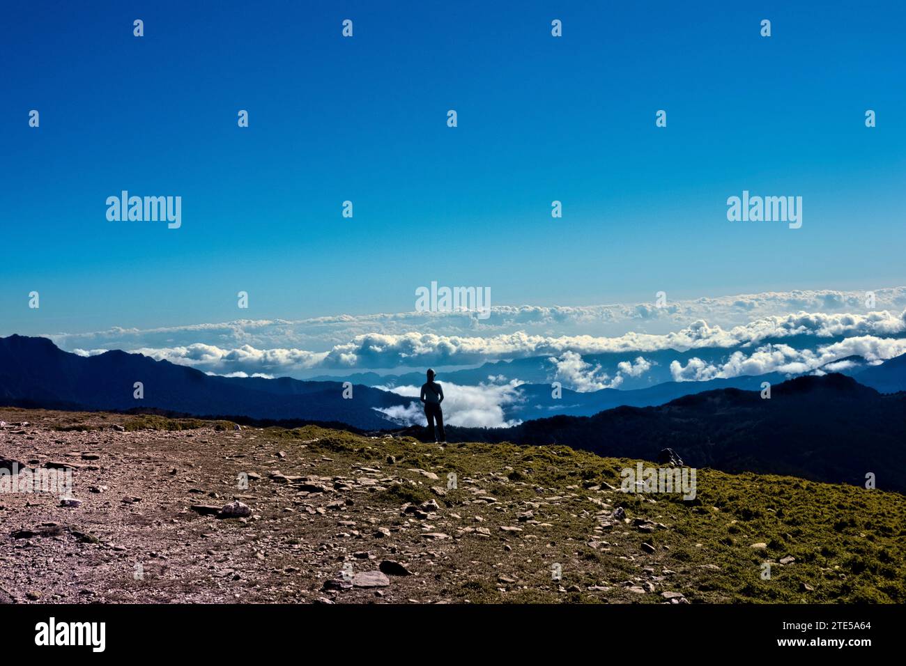 Trekking le Jiaming Lake Trail, Taitung, Taiwan Banque D'Images