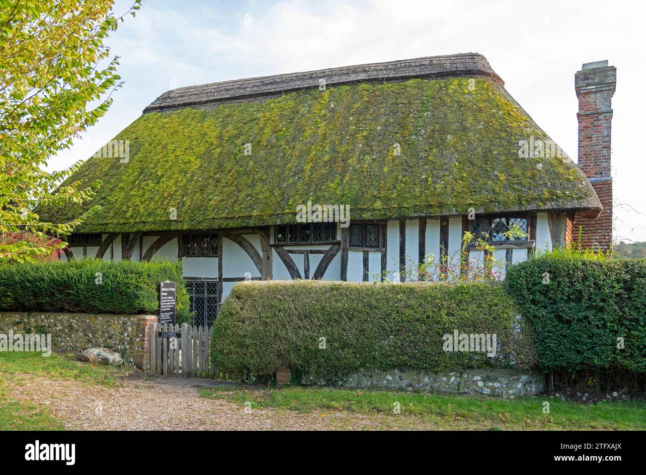 Ancienne Maison du clergé, le premier bâtiment que le National Trust a sauvé pour la Nation en 1896, Alfriston, East Sussex, Angleterre, Grande-Bretagne Banque D'Images