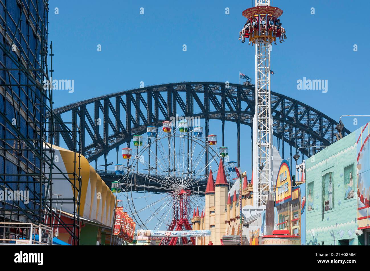 Main Street, Luna Park Sydney, Milsons Point, Sydney, New South Wales, Australia Banque D'Images