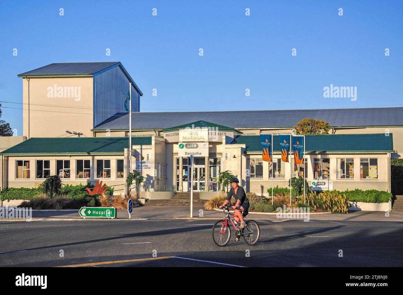I-SITE Balclutha Visitor Centre, Clyde Street, au sud de l'Otago, Balclutha, Région de l'Otago, île du Sud, Nouvelle-Zélande Banque D'Images