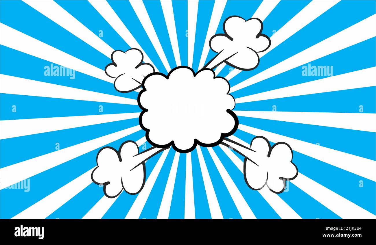 FOND DE FUMÉE À EFFET D'EXPLOSION Illustration de Vecteur