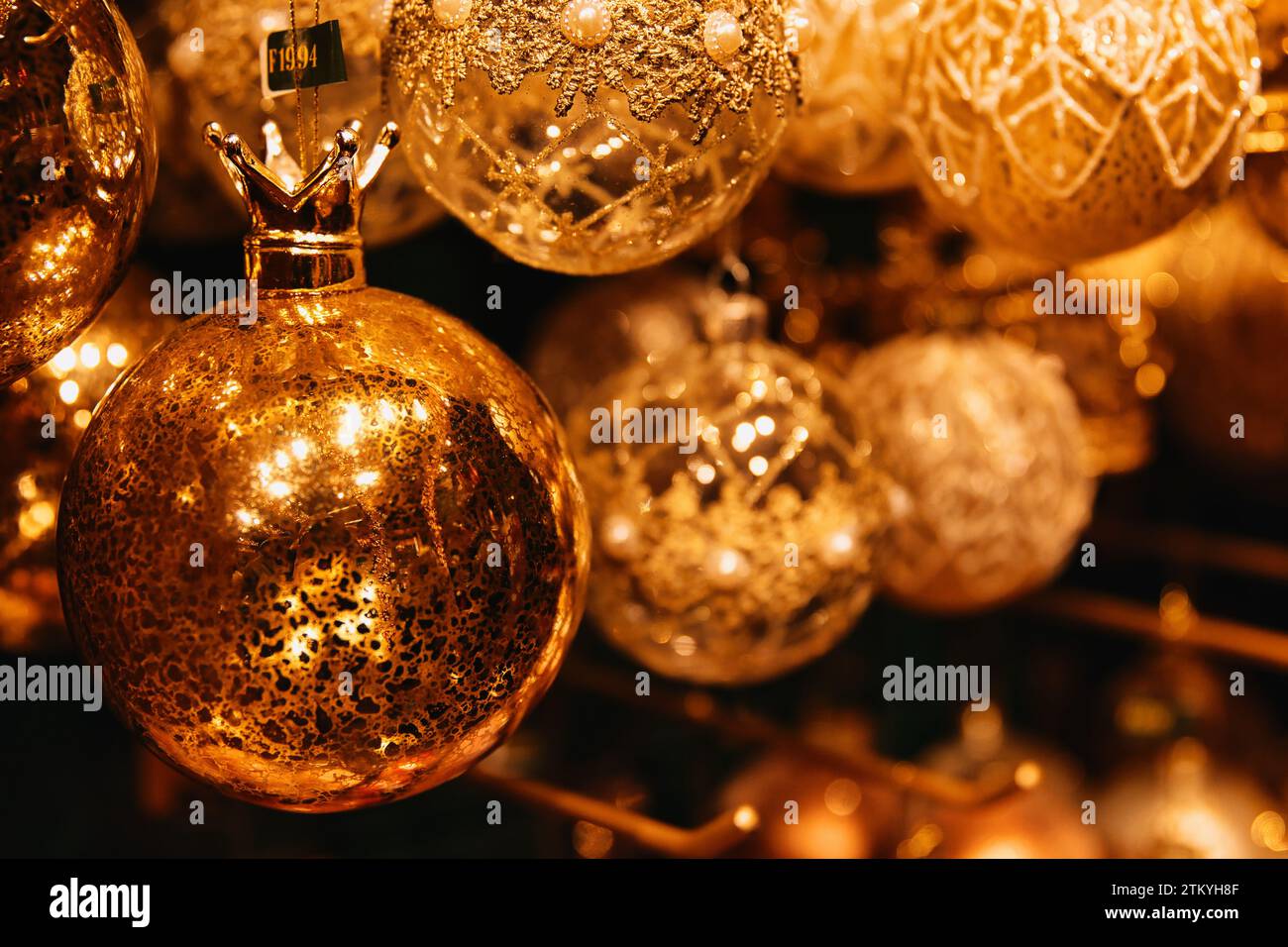 Des images fascinantes des lumières de noël prises pendant mon voyage à York Banque D'Images