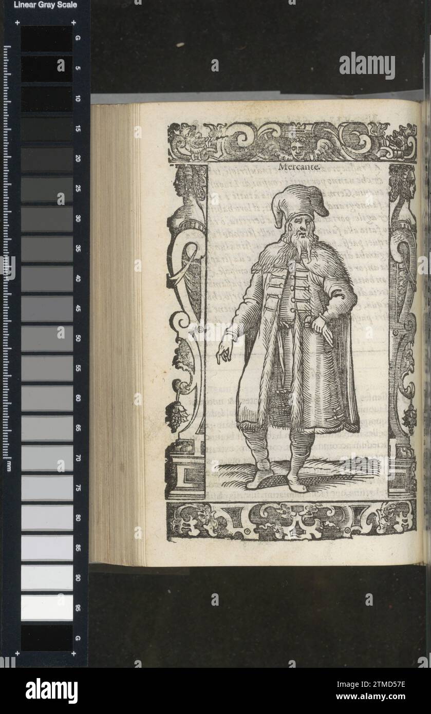 Marchand, Christoph Krieger, d'après Cesare Vecellio, papier 1598 Banque D'Images