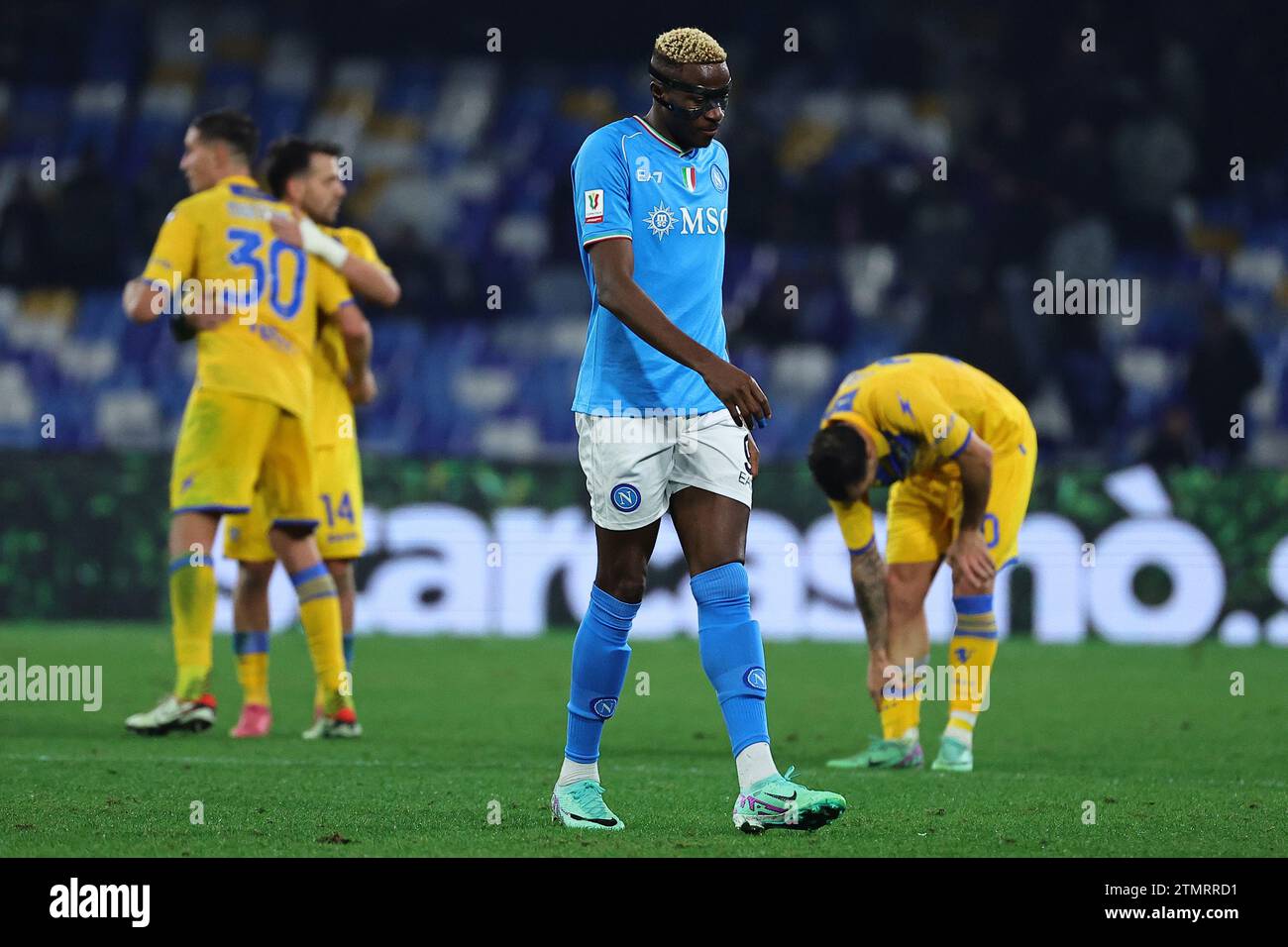 Maillot Napoli Osimhen – Match Issued – Taille L – EA7 – N°9 – Avec Photo Preuve