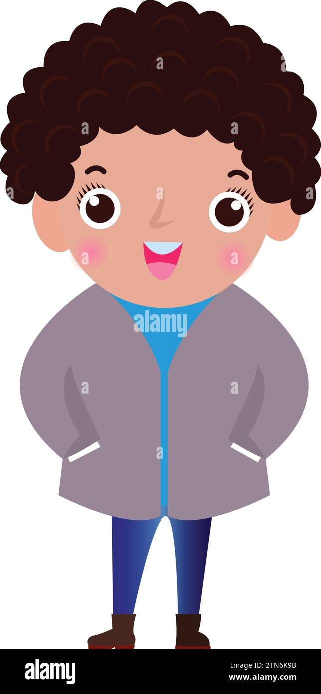 Garçon mignon école enfants illustration vectorielle EPS 10 Illustration de Vecteur