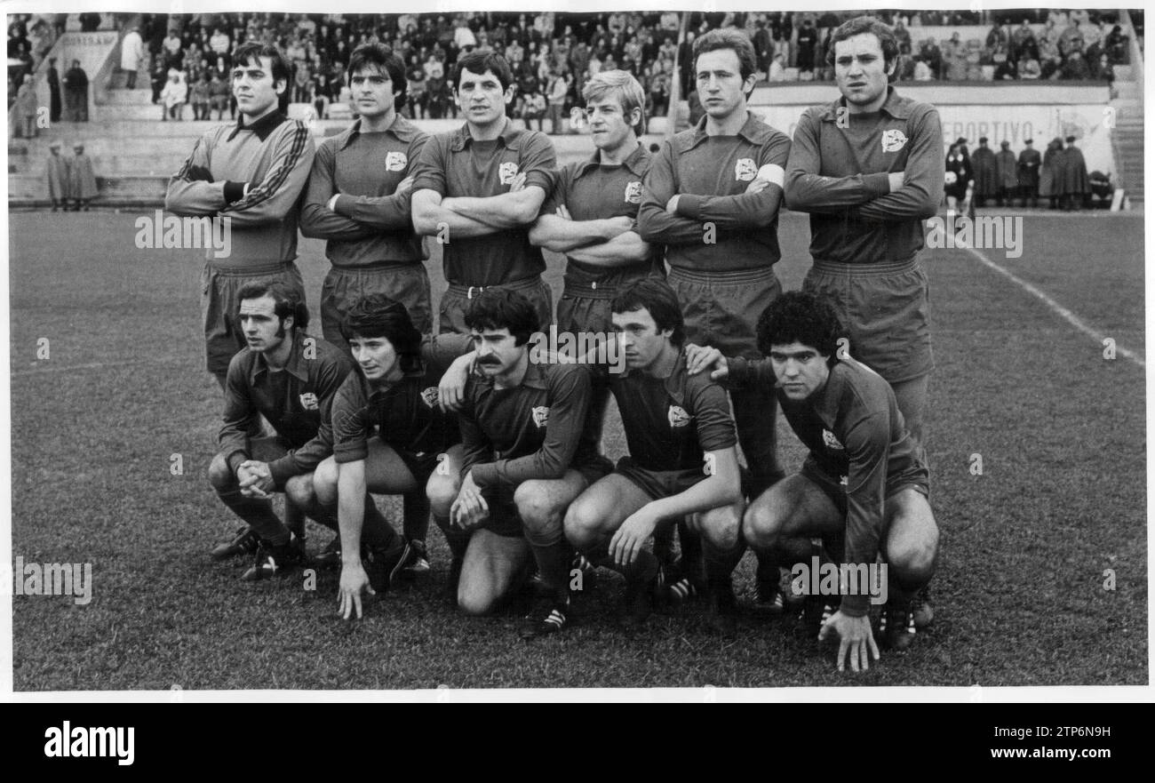 12/18/1976. Getafe CF résultat : Getafe 1 Castellón. Crédit : Album / Archivo ABC / José García Banque D'Images