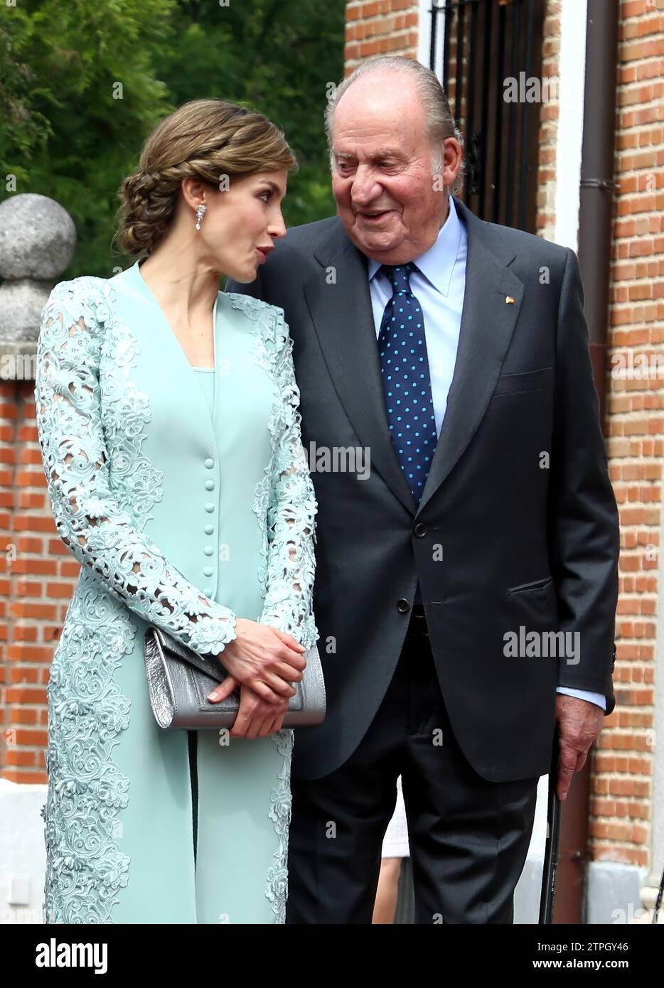 Madrid, 05/17/2017. La famille royale à la communion de l'Infante Sofía. Photo : Ernesto Acute Archdc. Crédit : Album / Archivo ABC / Ernesto Agudo Banque D'Images