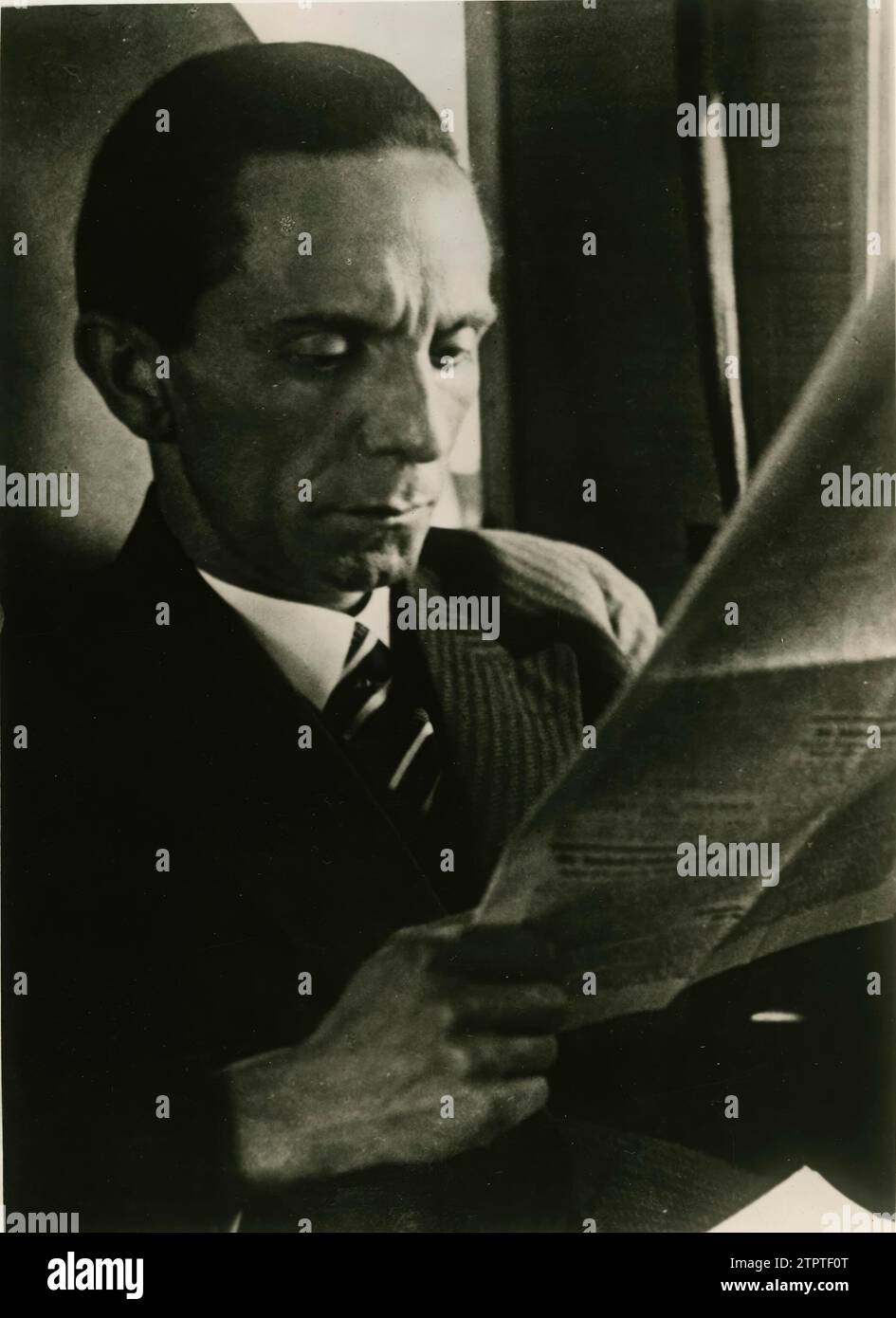 12/31/1934. Dr. Paul Joseph Goebbels, ministre de la propagande du troisième Reich, l'une des figures principales de l'Allemagne nazie. Crédit : Album / Archivo ABC Banque D'Images