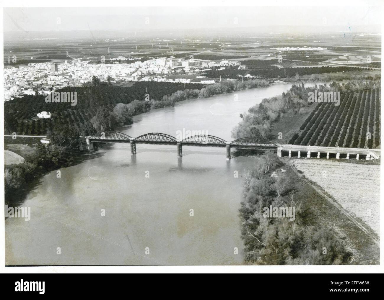 12/21/1981. Vieux pont. Crédit : Album / Archivo ABC Banque D'Images