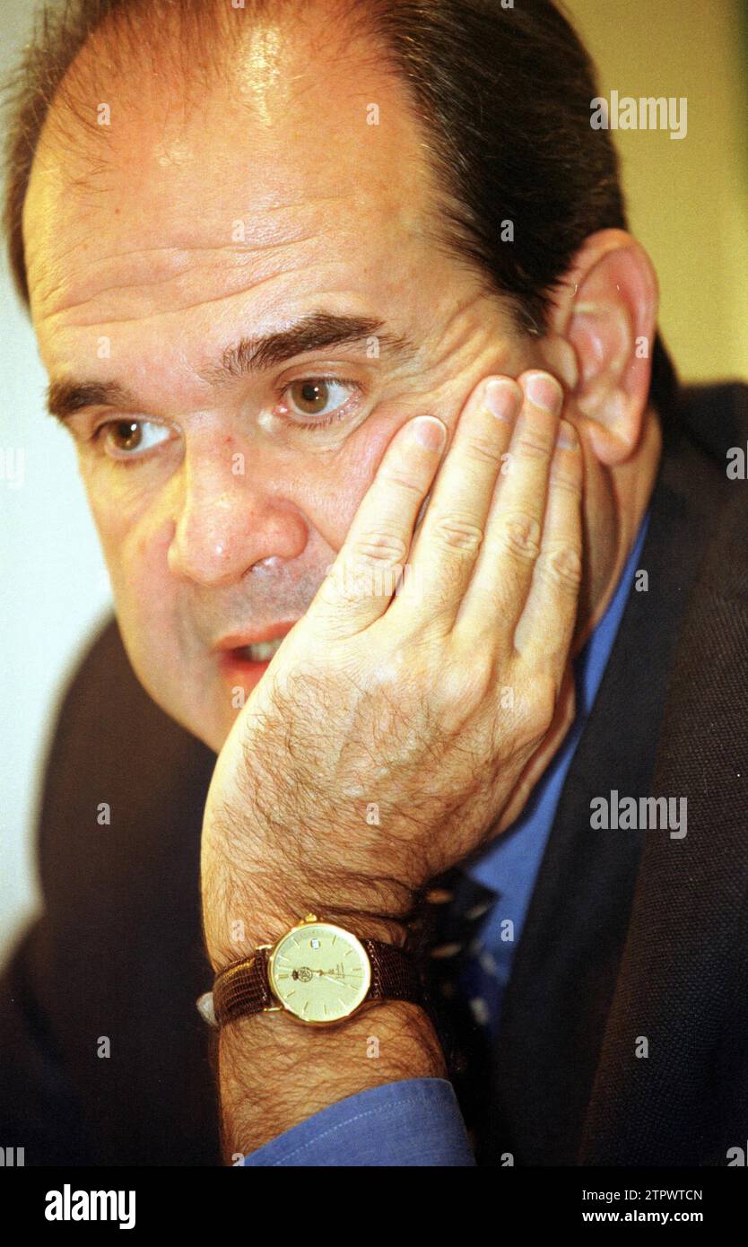 11/10/1999. Manuel Chaves, président du conseil d'administration. Crédit : Album / Archivo ABC / Díaz Japón Banque D'Images