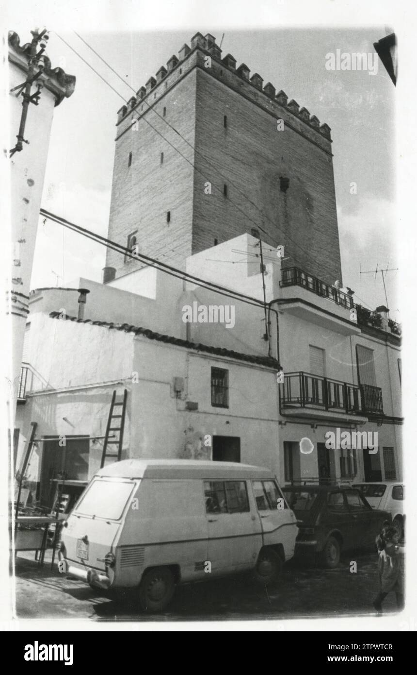 12/21/1981. Tour Guzmanes. Crédit : Album / Archivo ABC Banque D'Images