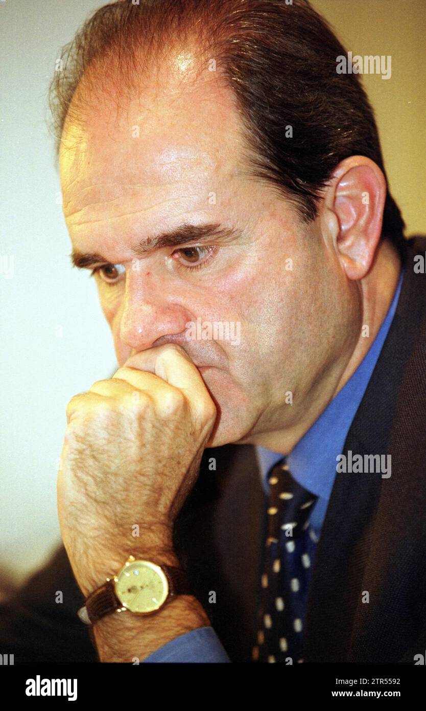 11/10/1999. Manuel Chaves, président du conseil d'administration. Crédit : Album / Archivo ABC / Díaz Japón Banque D'Images