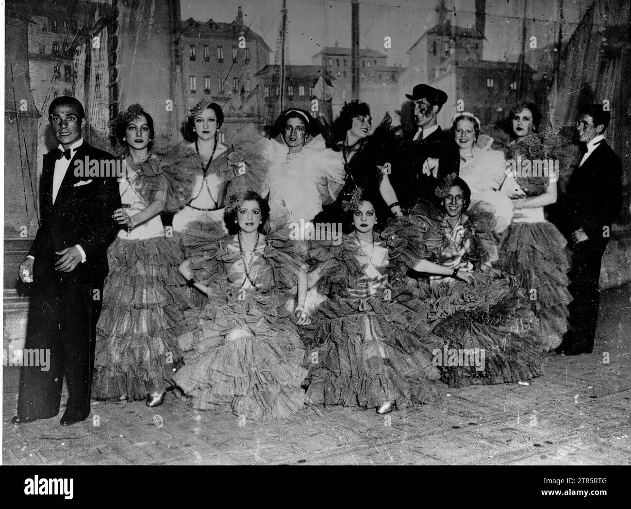 05/31/1935. Au profit du Pavillon des enfants de la tuberculose, une soirée théâtrale a été organisée, avec la coopération de Distinguished Ladies. (Photo Cacho). Crédit : Album / Archivo ABC / Cacho Banque D'Images