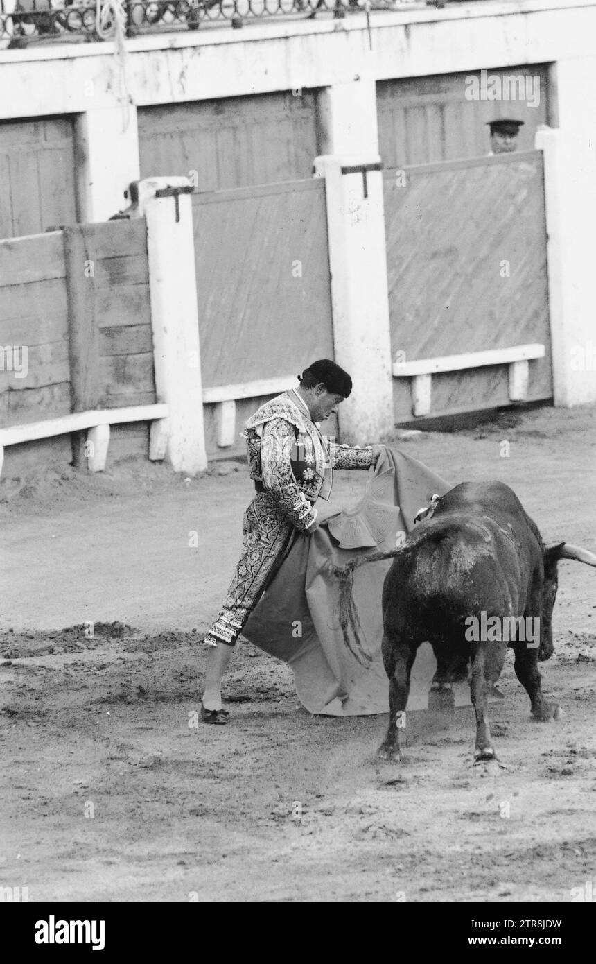 06/06/1997. Arènes d'Aranjuez : corrida Curro Romero pour Veronicas lors du bicentenaire des arènes d'Aranjuez. Crédit : Album / Archivo ABC / Alejandro Carra Banque D'Images