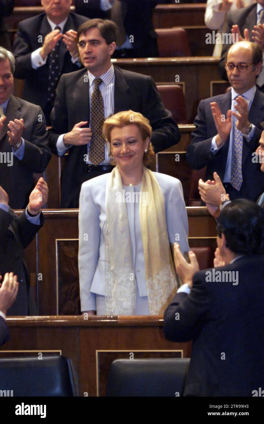 04/04/2000. Madrid- O5-04-00-Constitution du Congrès des députés. VII-Législature.M. Rubifoto Chema Barroso.Archdc. Crédit : Album / Archivo ABC / José María Barroso Banque D'Images