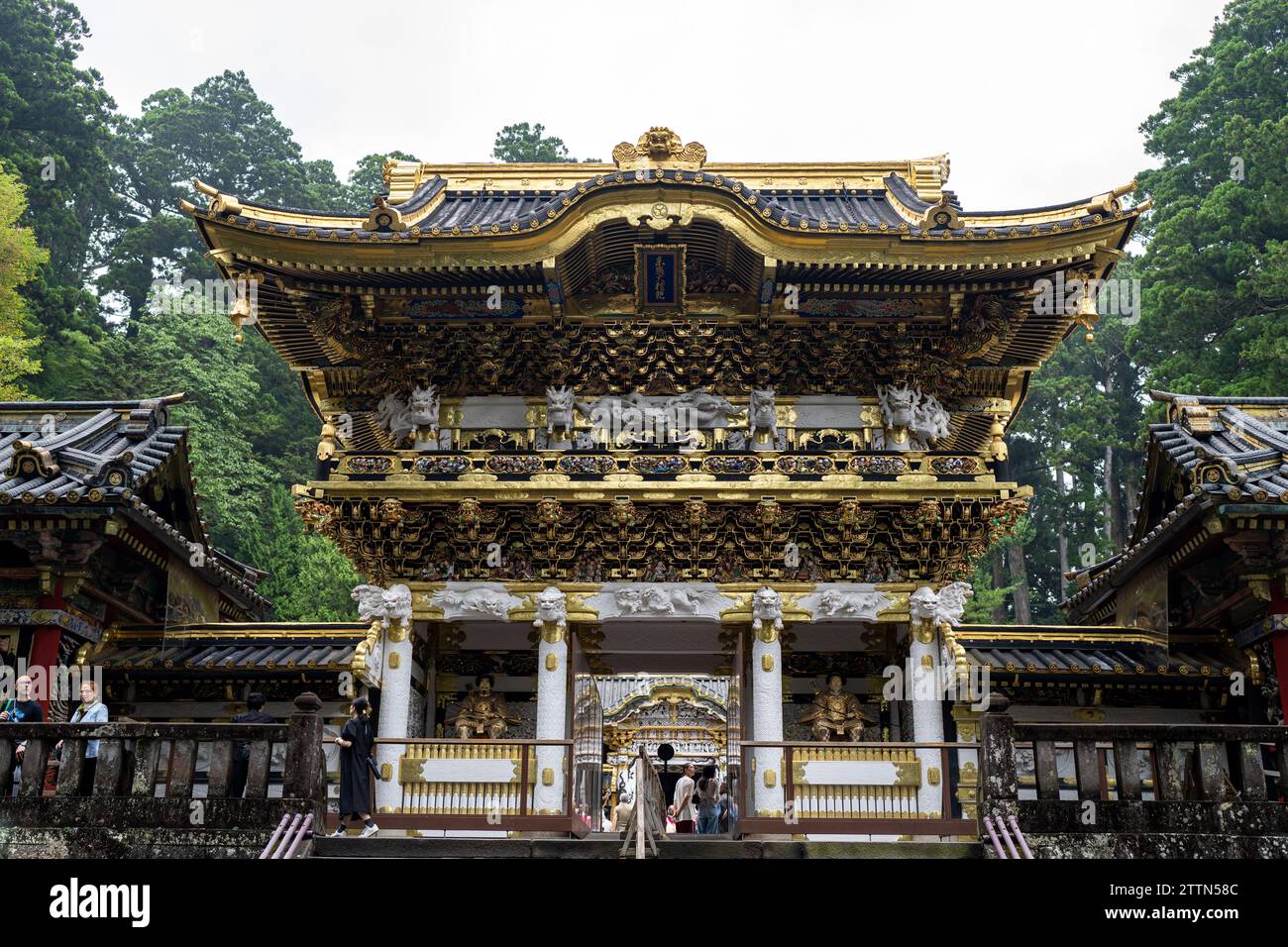 porte d'entrée au temple nikko toshogu Banque D'Images