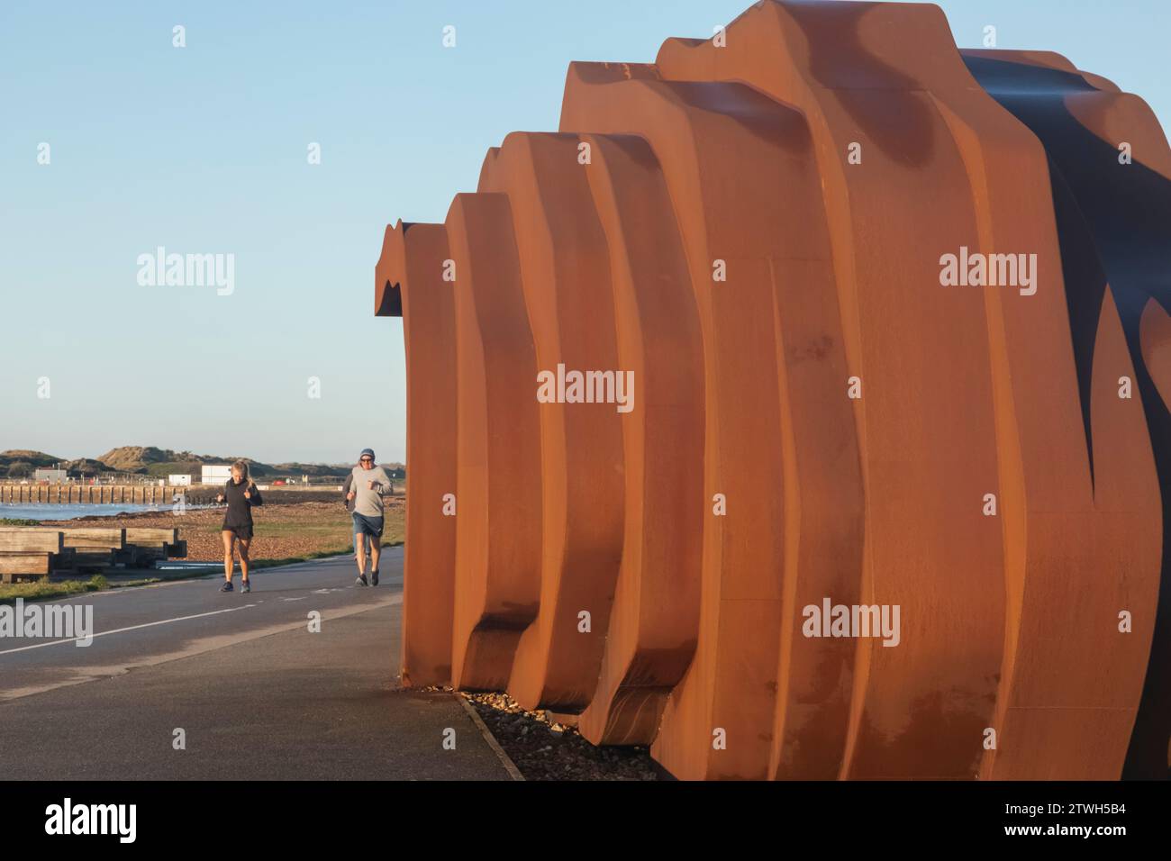 Angleterre, West Sussex, Littlehampton, East Beach Cafe conçu par Thomas Heatherwick Banque D'Images