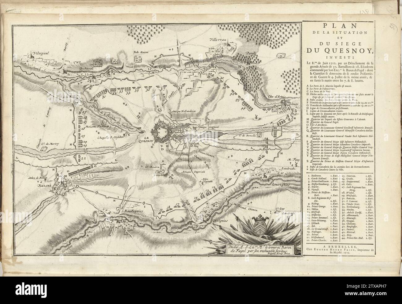 Carte Ancienne De La Normandie (France) - Édition Capuchin Montecalerio 1712 - Pièce Unique Faite Main