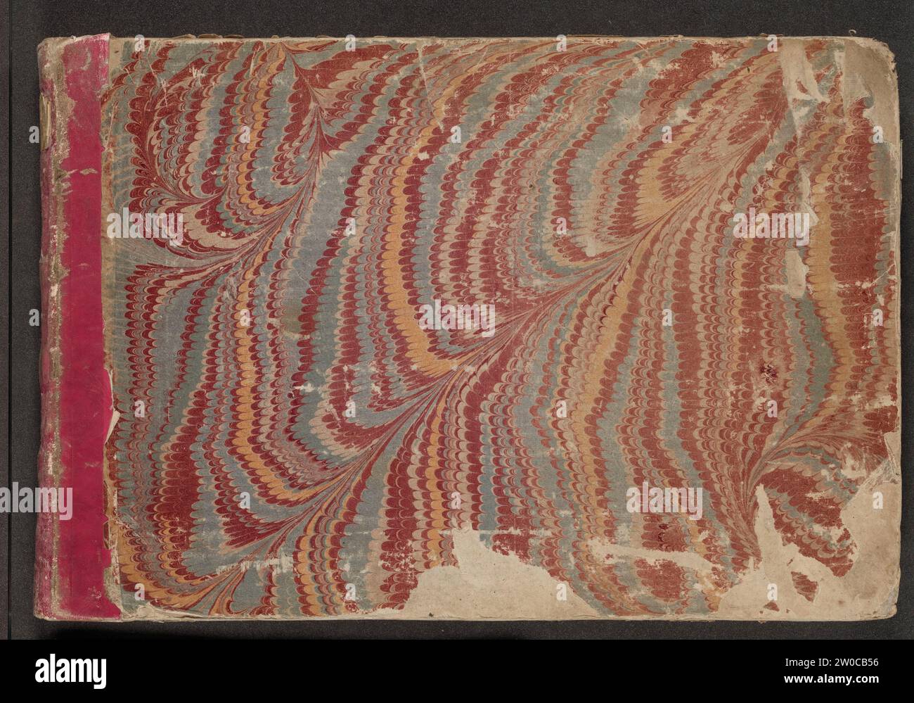 Album avec fontaine dans et autour de Rome, divers fabricants, 1653 - 1691 Album avec 107 représentations sur 110 lames d'album. Il concerne 4 séries avec fontaines dans et autour de Rome. La première série 'le Fontane di Roma' se compose de 33 estampes, une estampe anonyme, une estampe de Cesare Fantetti avec affectation à Agostino Chigi et 31 estampes de Giovanni Battista Falda. La deuxième série 'le Fontane delle ville di Frascati' se compose de 18 estampes, un tirage anonyme et imprimé avec affectation et 16 estampes de Giovanni Battista Falda. La troisième série 'le Fontane ne Palazzi E ne Giardini di RO Banque D'Images