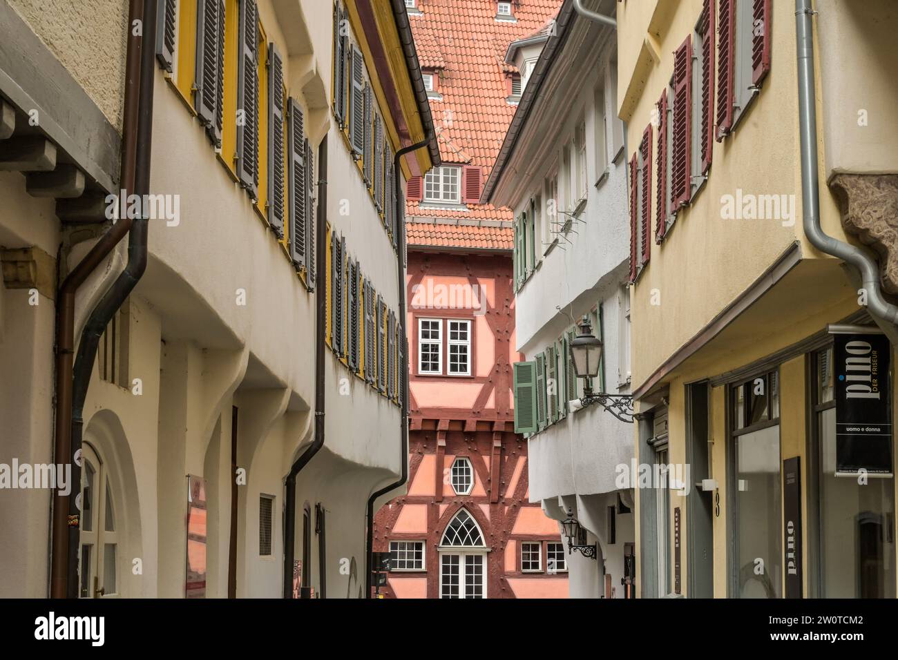 Altbauten, Heugasse, Altes Rathaus, Rathausplatz, Altstadt, Esslingen, Baden-Württemberg, Deutschland Banque D'Images