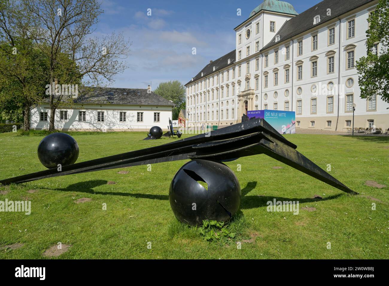 Skulptur von Bernhard Heiliger : Kronos, Skulpturenpark, Schloßpark Gottorf, Schleswig, Schleswig-Holstein, Deutschland Banque D'Images