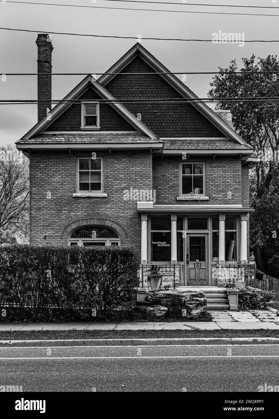 Une courte série de photos explorant l'architecture de la rue court Nord à Thunder Bay en Ontario. Banque D'Images