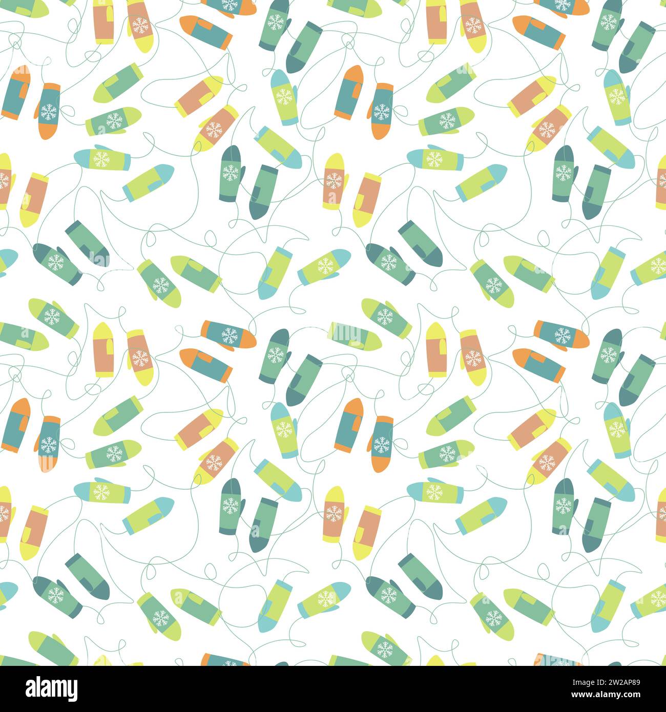 Mitaines gants vecteur hiver modèle sans couture Illustration de Vecteur