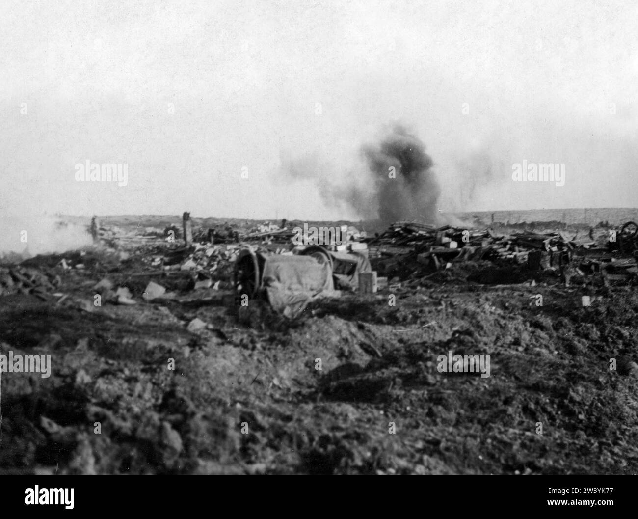 Photo officielle prise sur le front de l'Ouest britannique Banque D'Images
