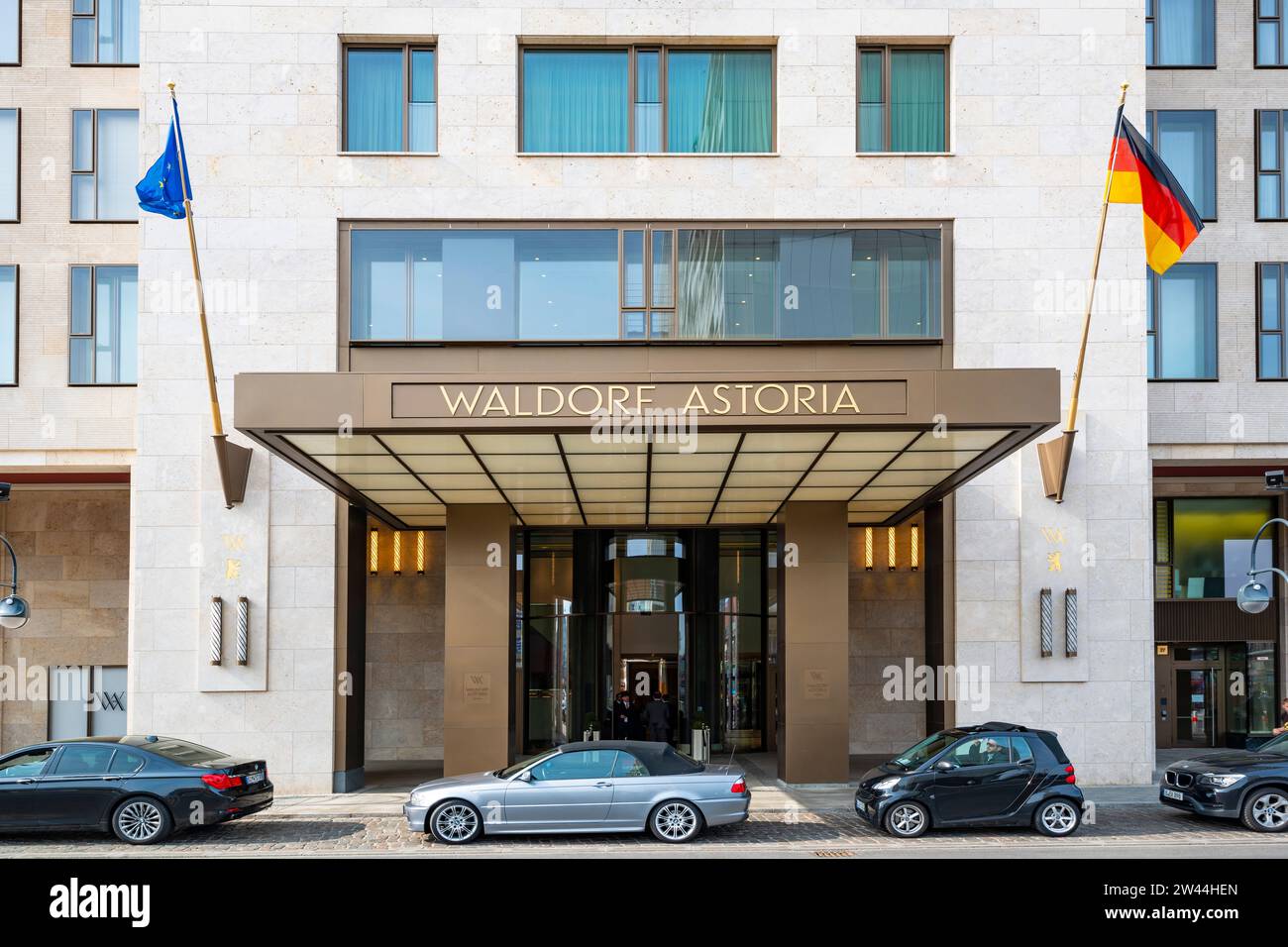 5 Serne Luxushotel Walsdorf Astoria, Berlin, Deutschland, Aussenansicht, Eingang, Banque D'Images