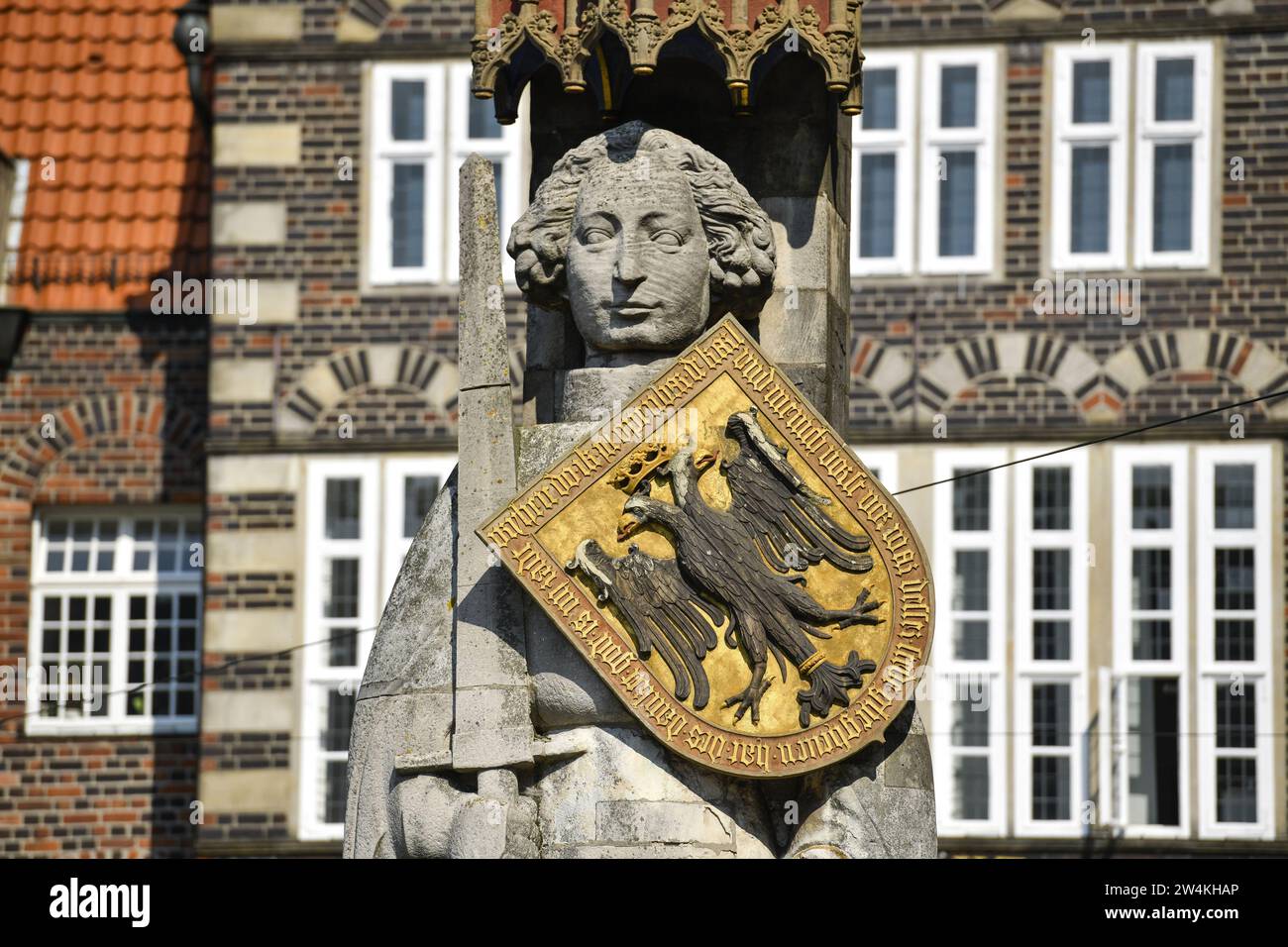 Statue de Roland, Marktplatz, Bremen, Allemagne Banque D'Images