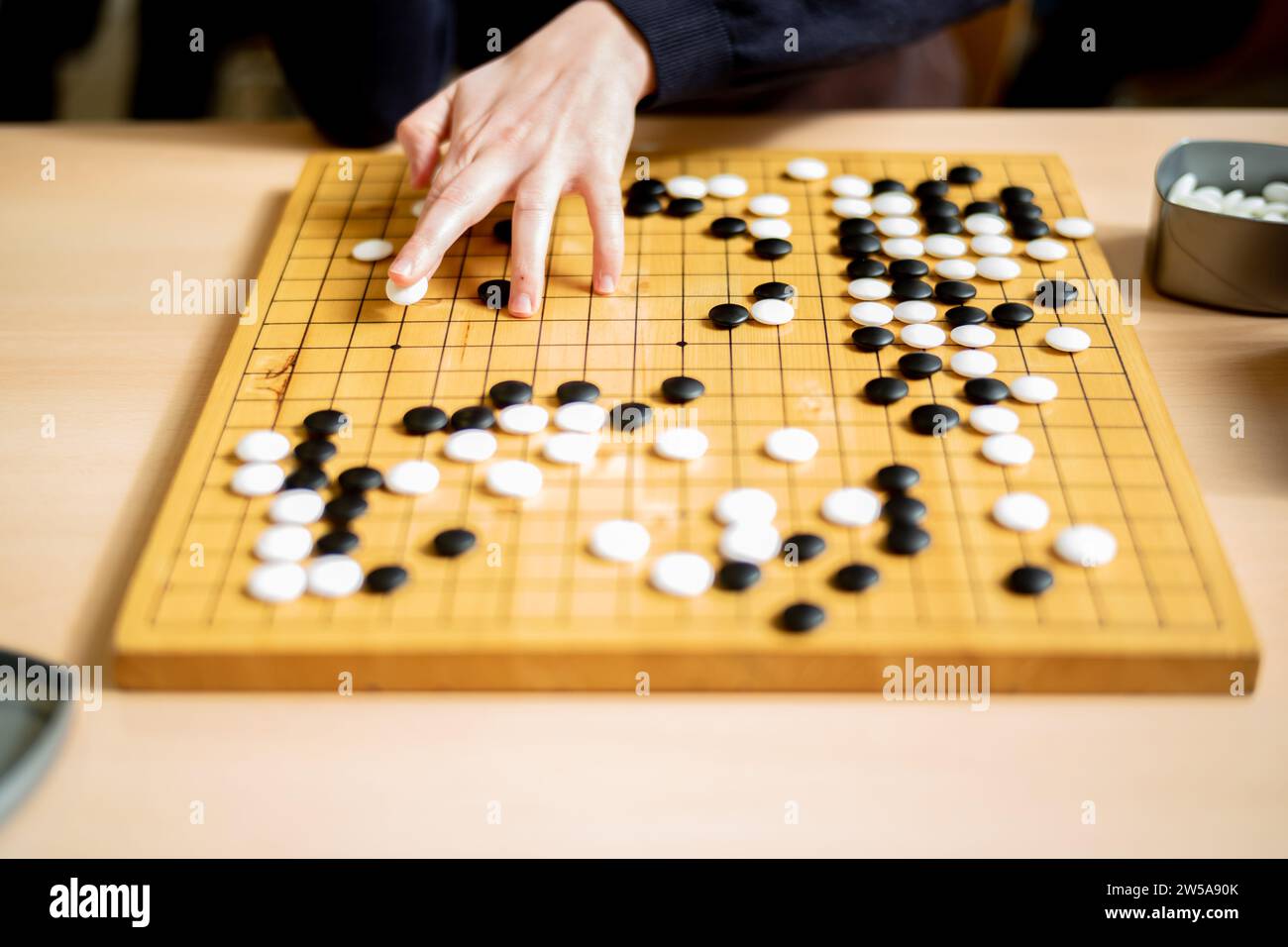 Le jeu Move - Go - défi Banque D'Images