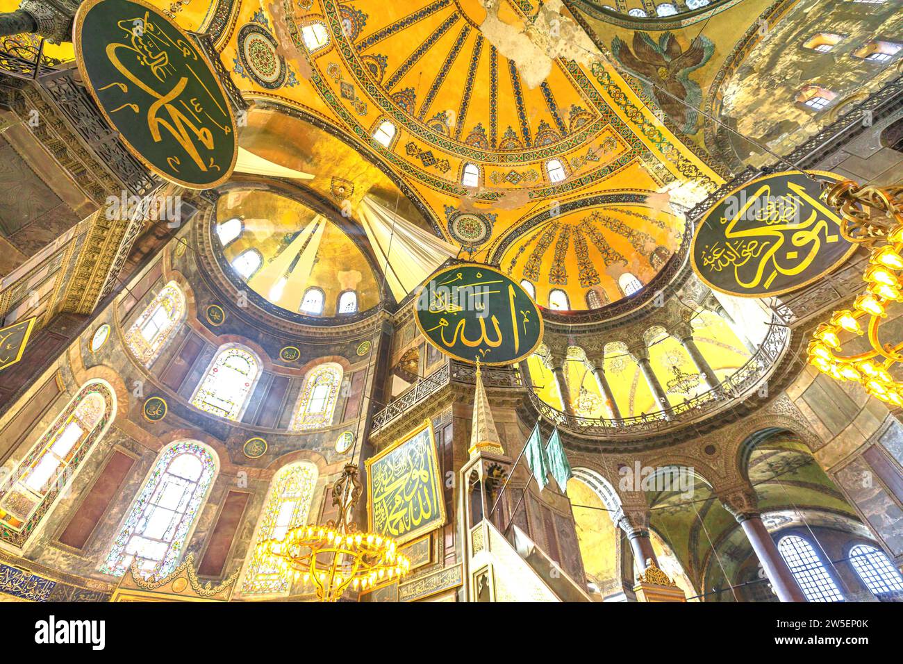 Istanbul, Turquie 1 août 2023 Mosquée SainteSophie à Istanbul