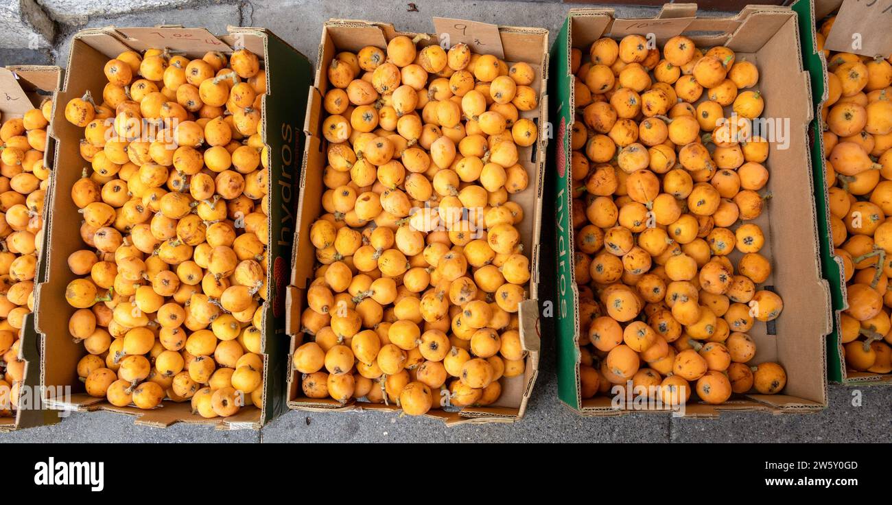 Oranges mandarines fraîches de petite taille oranges Santang dans China Town San Francisco, le 24 juin 2023 Banque D'Images