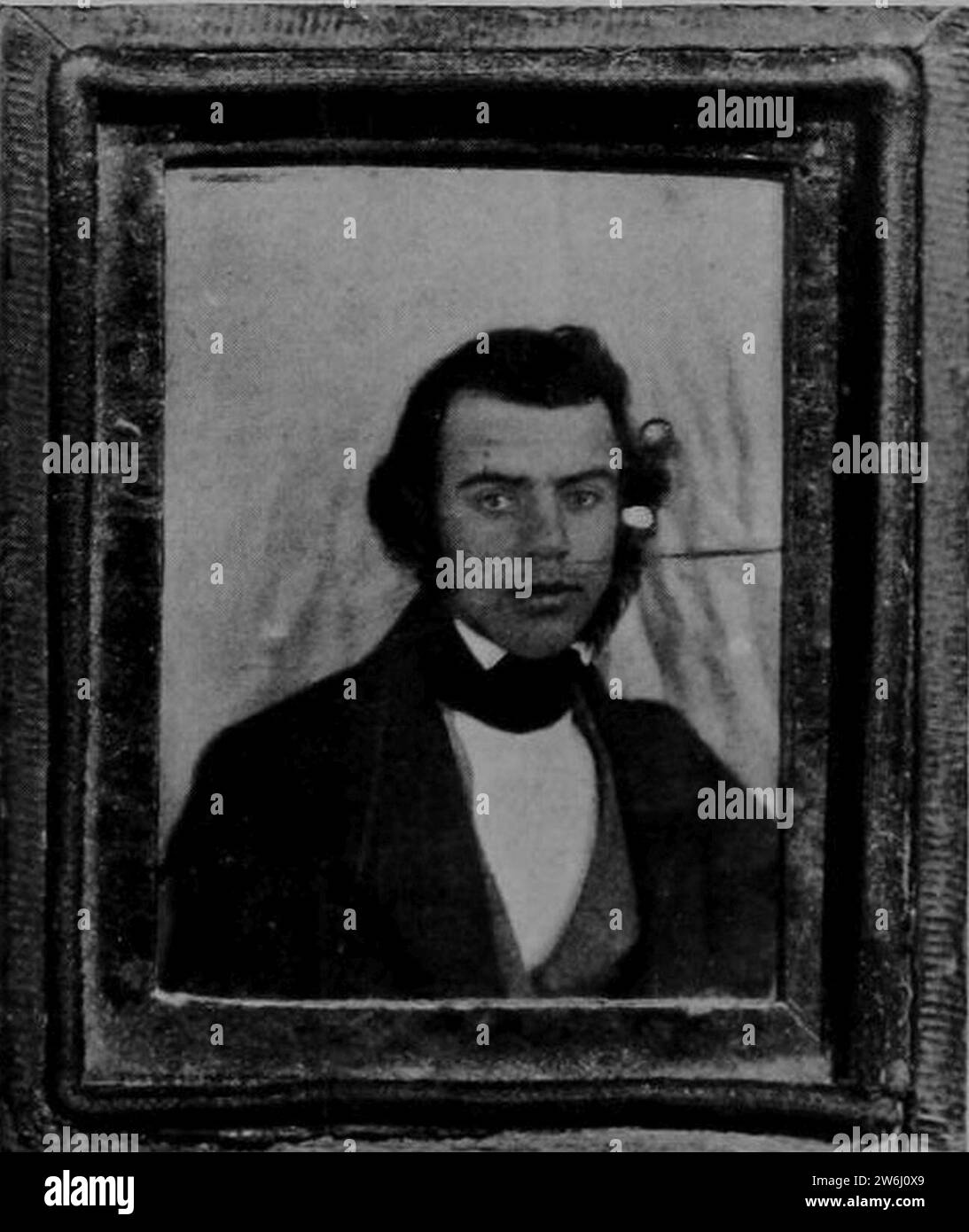 William Shew à 21 ans. Banque D'Images