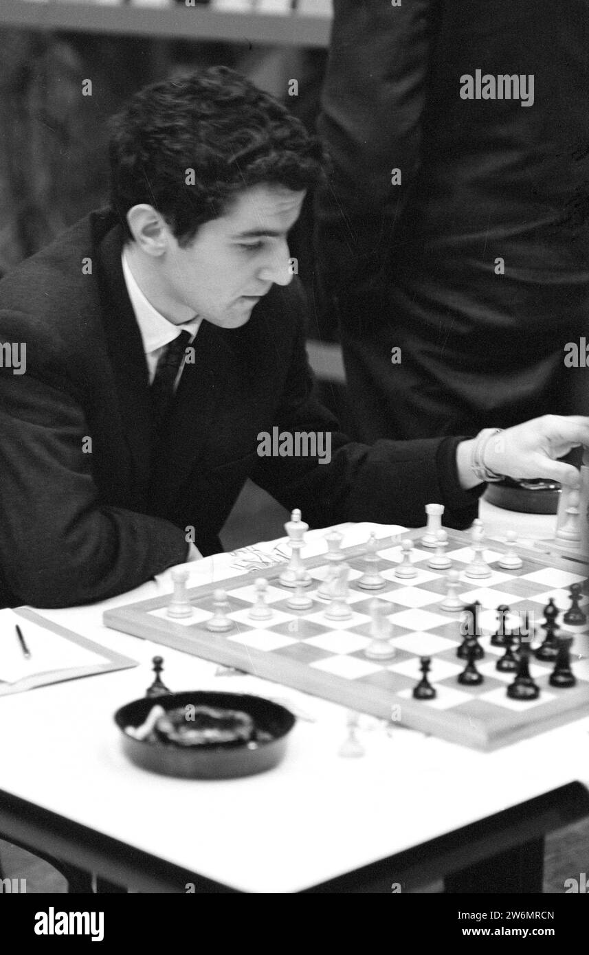 Tournoi d'échecs des hauts fourneaux. Parme ca. 15 janvier 1963 Banque D'Images