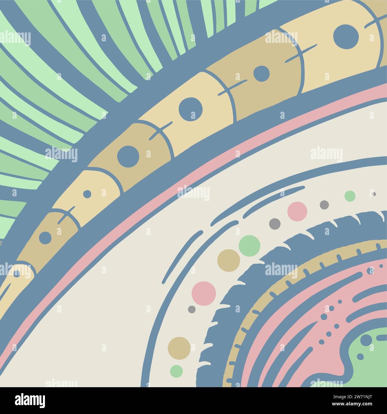 Couverture imaginative Illustration de Vecteur