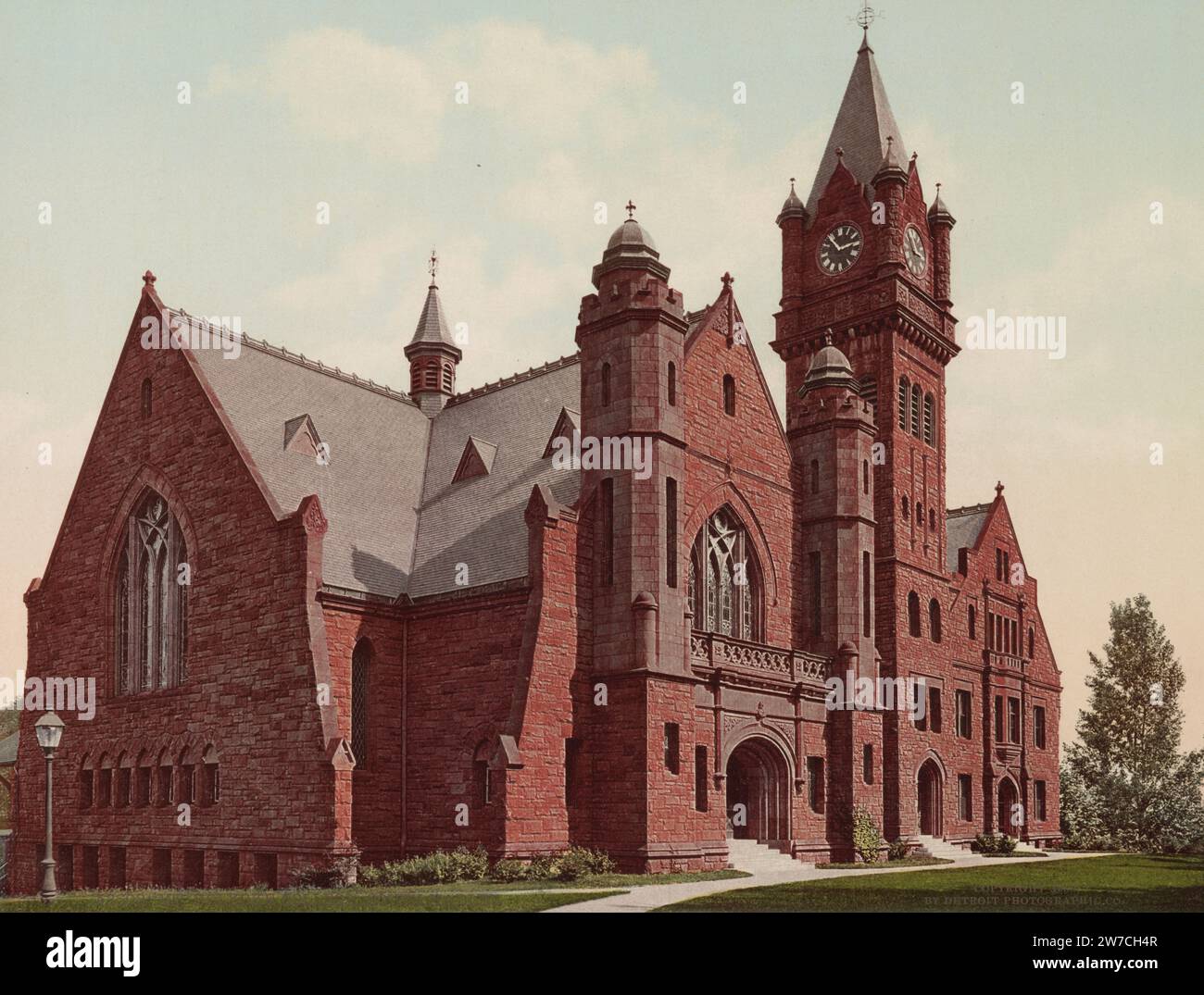 Mount Holyoke College, South Hadley, comté de Hampshire, Massachusetts 1900. Banque D'Images