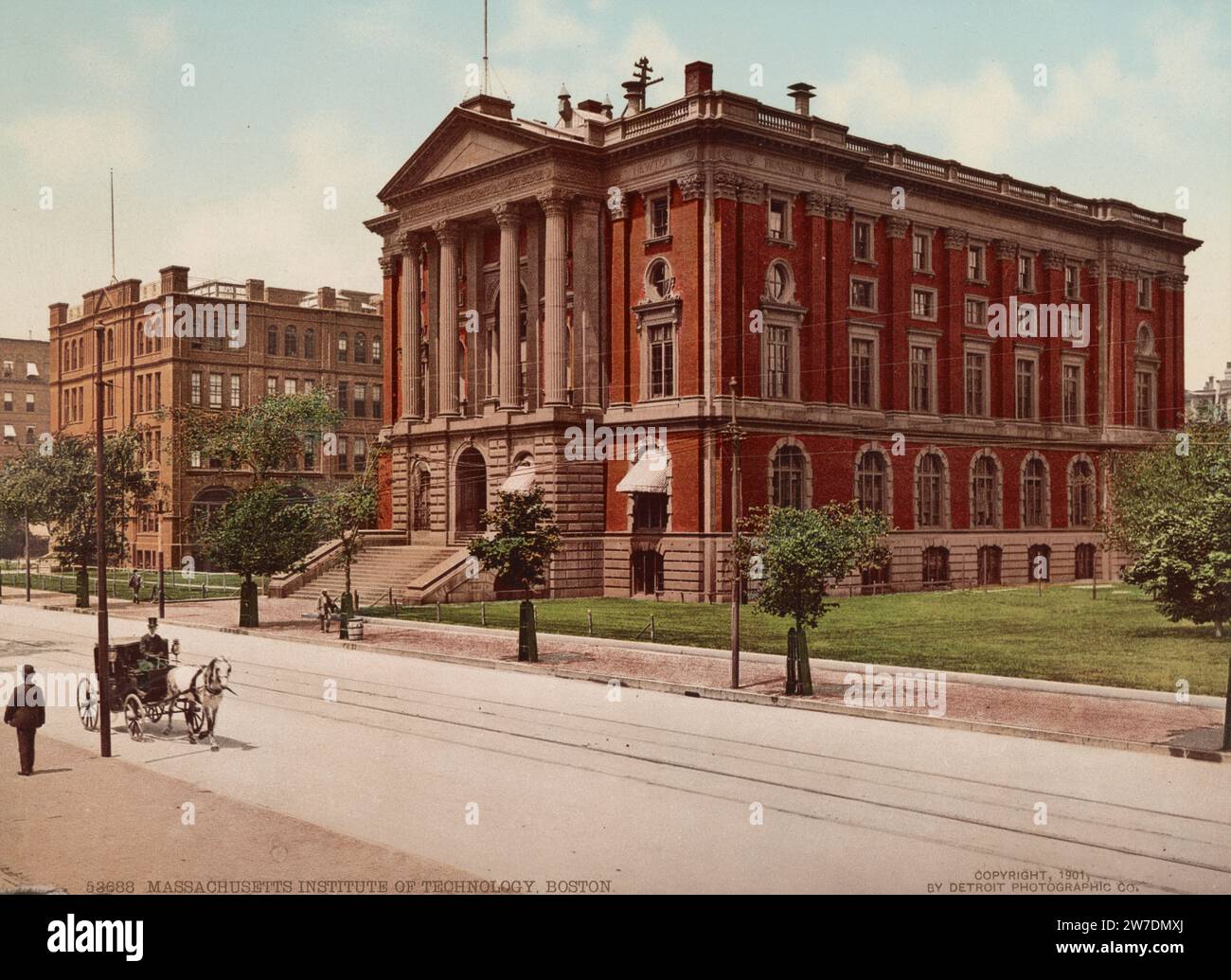 Rogers Building, Massachusetts Institute of Technology, Boston, Massachusetts 1901. Banque D'Images