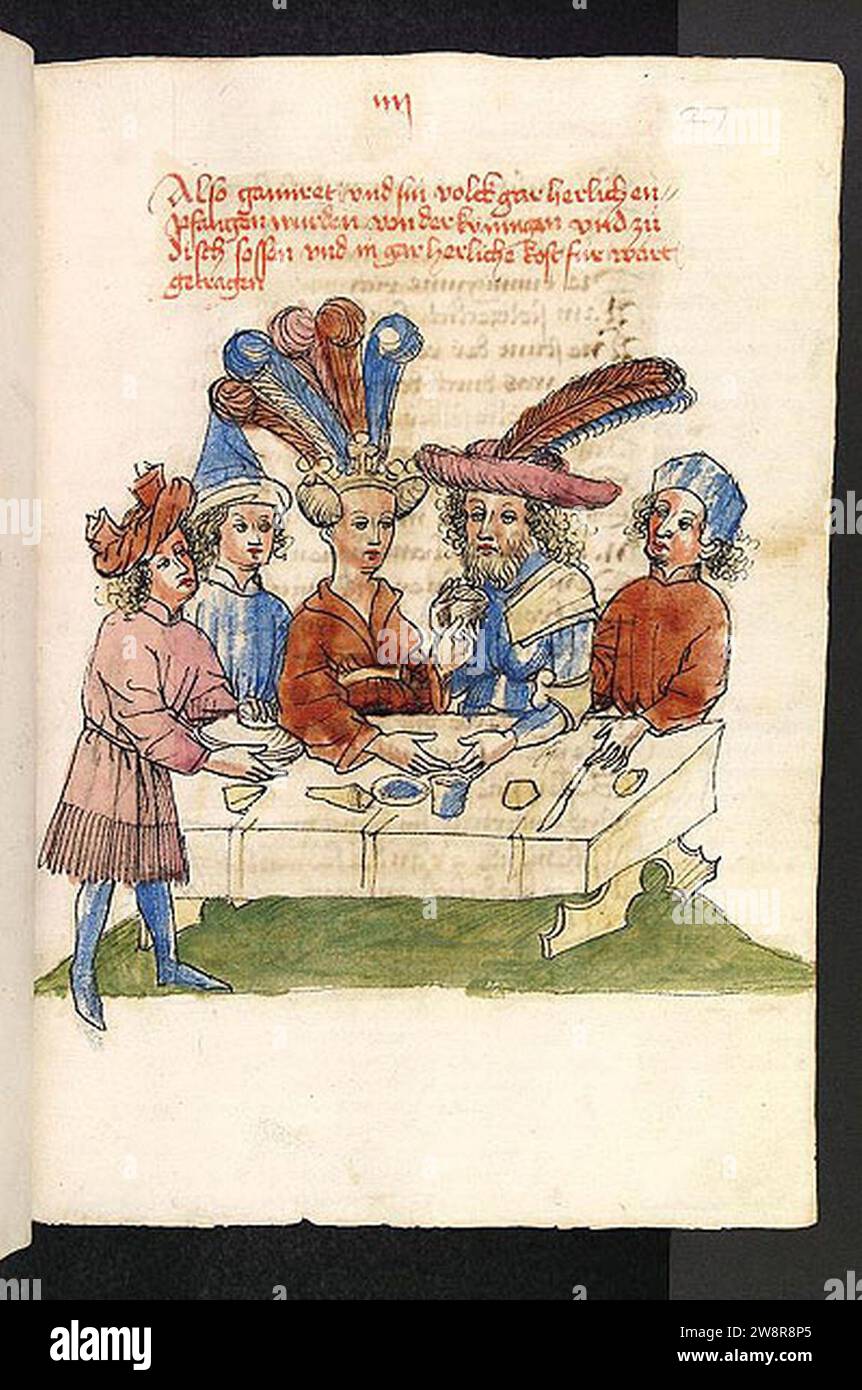 Wolfram von Eschenbach. Banque D'Images