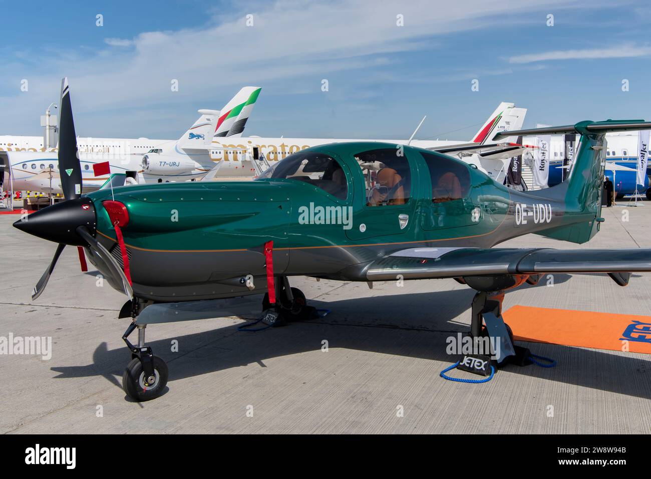 Diamond DA50 au Dubai Air Show 2023 à Dubaï, Émirats arabes Unis Banque D'Images