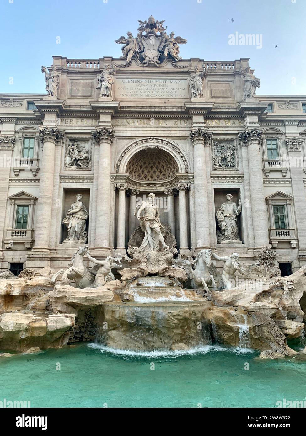 Photo Fontaine de Trevi, Fontana di Trevi Rome italie Europe Banque D'Images