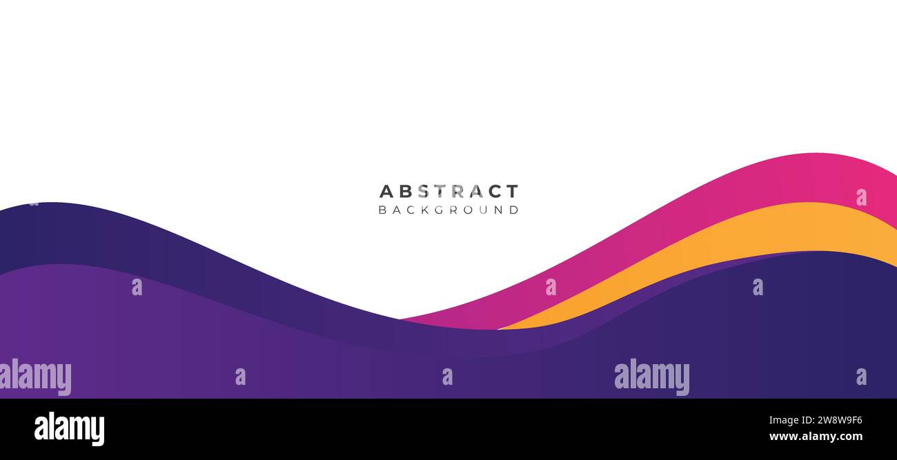 illustration vectorielle de fond coloré ondulé abstrait Illustration de Vecteur