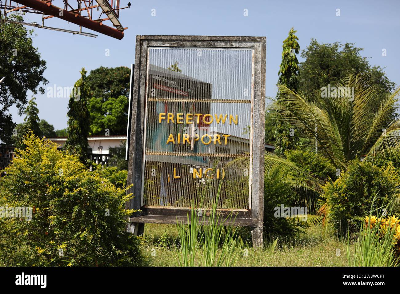 Vues générales de la vie de plage à Lungi-Town, Freetown, Sierra Leone, Afrique. Banque D'Images