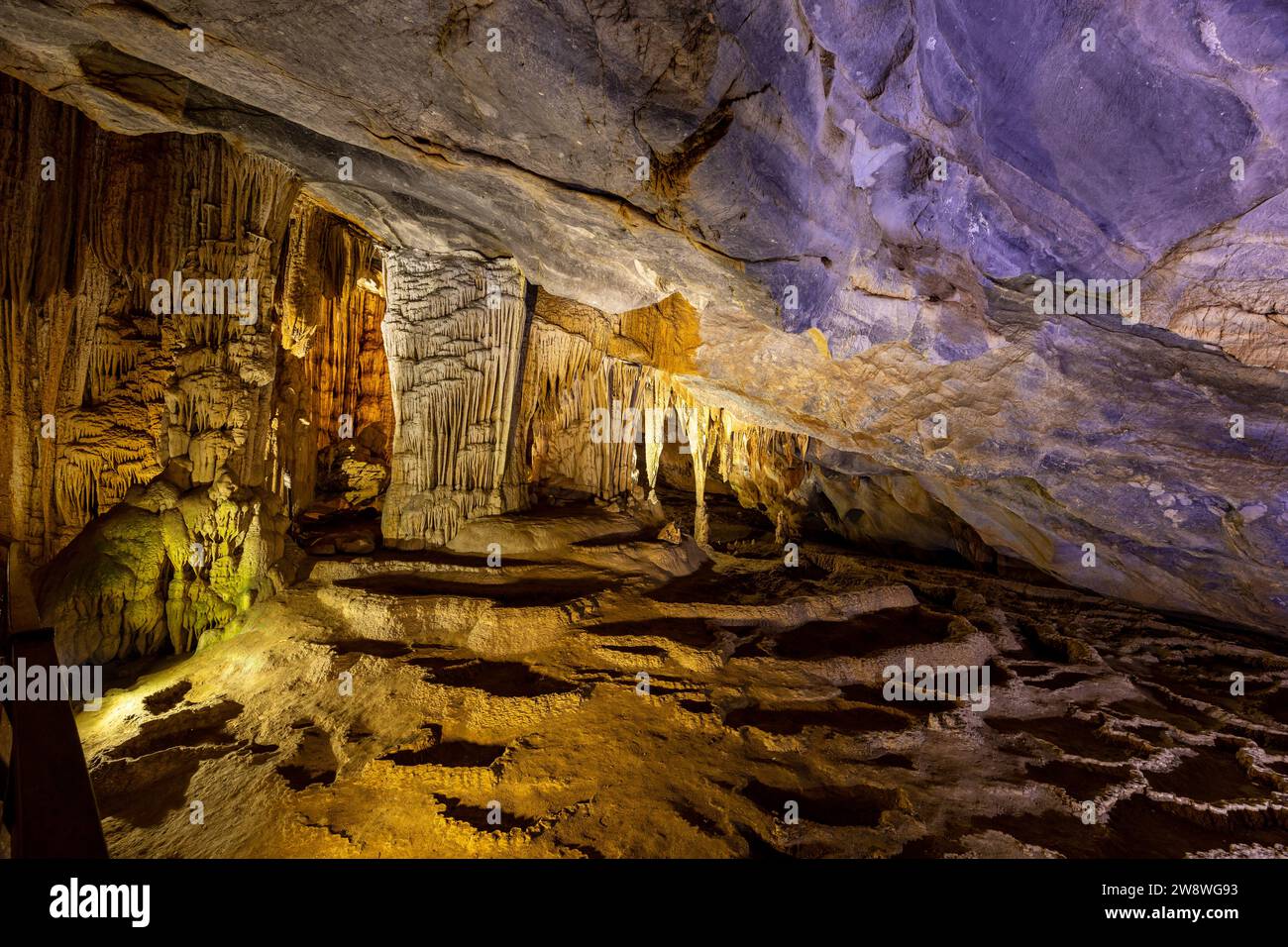 La grotte Paradise Cave à Phong Nha Ke Bang au Vietnam Banque D'Images