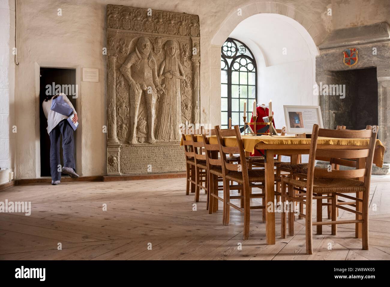 Bergen, Norvège, le 29 juin 2023 : la tour Rosenkrantz est considérée comme l'un des monuments les plus importants de la Renaissance et fut la résidence du roi Eirik Ma Banque D'Images