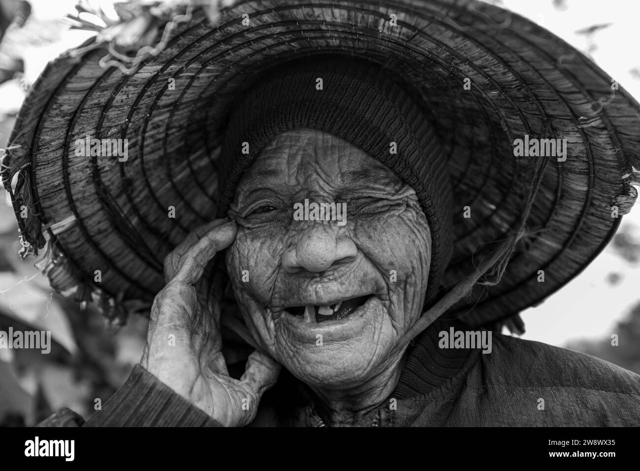 Pauvre femme du Vietnam Banque D'Images